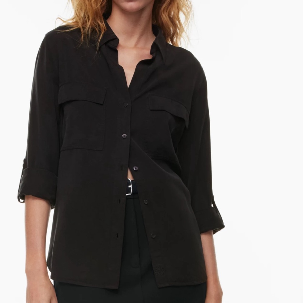 Babaton Black Button Down - image 1